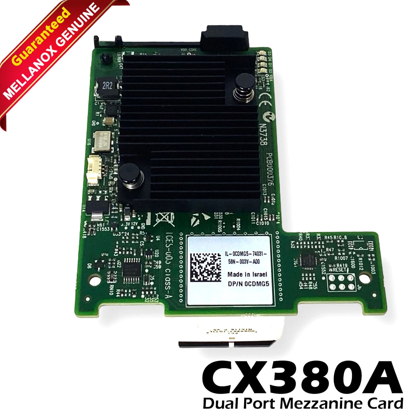 Dell Mellanox CX380A ConnectX-3 QDR 40Gb/s Dual Port InfiniBand Mezzanine CDMG5