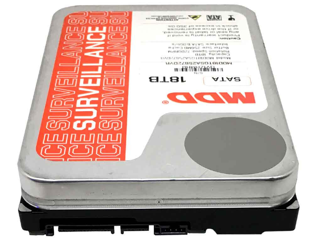 MDD 18TB 7200RPM 256MB Cache SATA 6.0Gb/s 3.5" Internal Surveillance Hard Drive