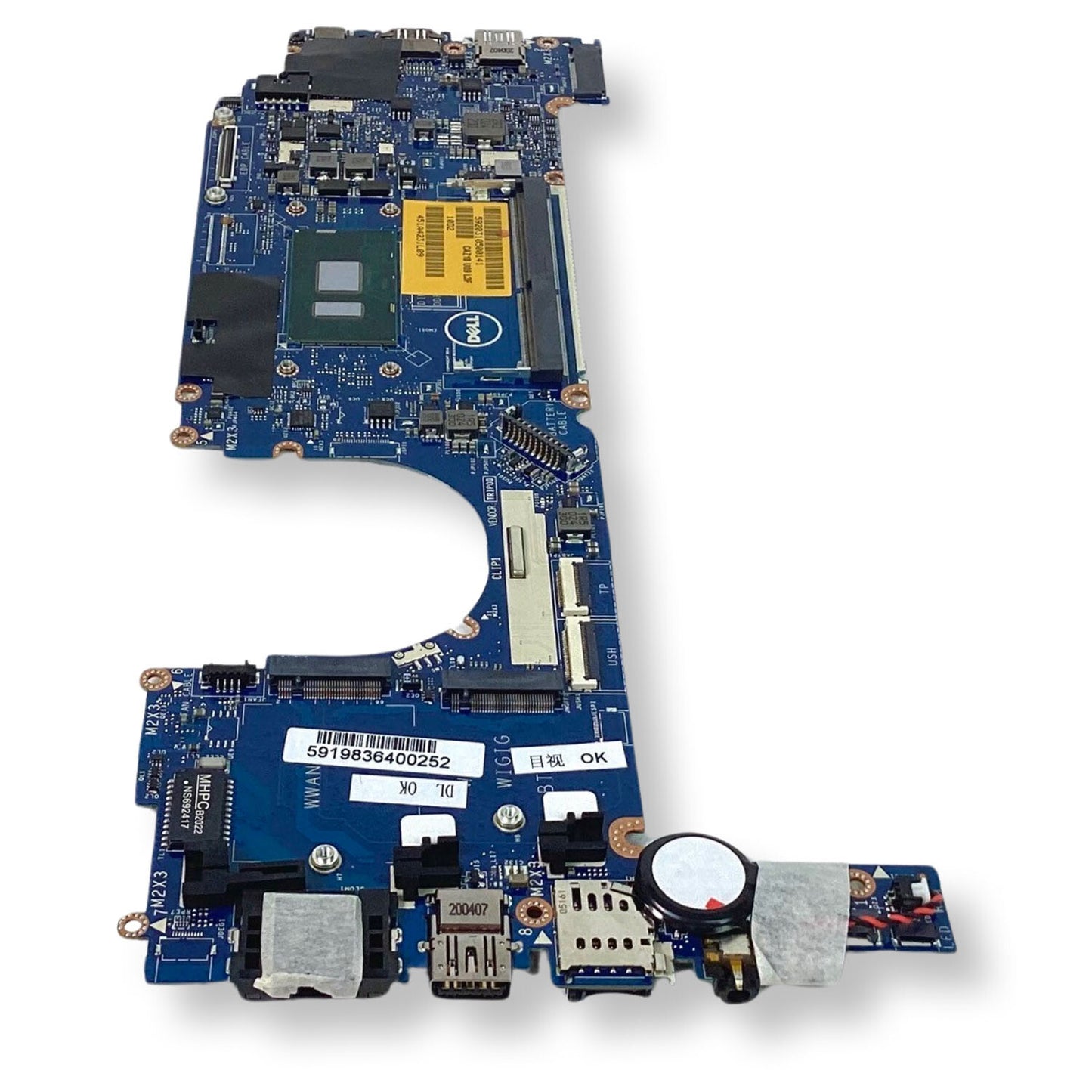 Genuine Dell Latitude 7280 Motherboard Intel i5 7300U 3.5GHZ LA-E121P WRNHJ