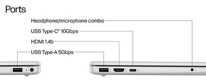 HP OmniBook 3 Laptop Computer 15.6" FHD Touch Screen AMD Ryzen AI 7 16 GB