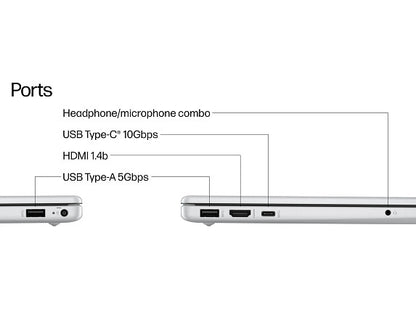 HP OmniBook 3 Laptop Computer 15.6" FHD Touch Screen AMD Ryzen AI 7 16 GB