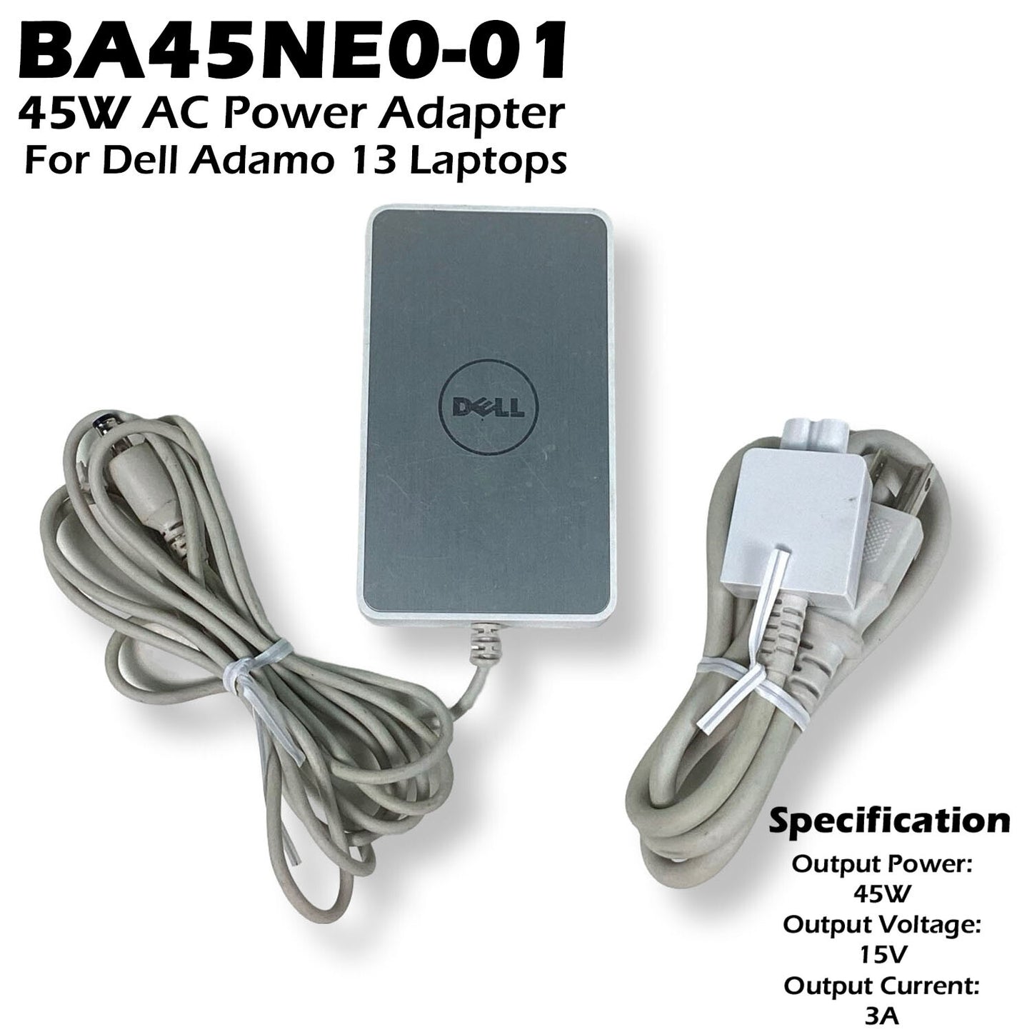 Lot x 5Dell OEM Adamo 13 BA45NE0-01 PA-1E AC Power Adapter 45W U939M W282J