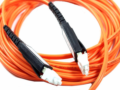 Lot of 5LC-LC Duplex Multimode Fiber Optical Jumper Patch Cable 5M J7D3T
