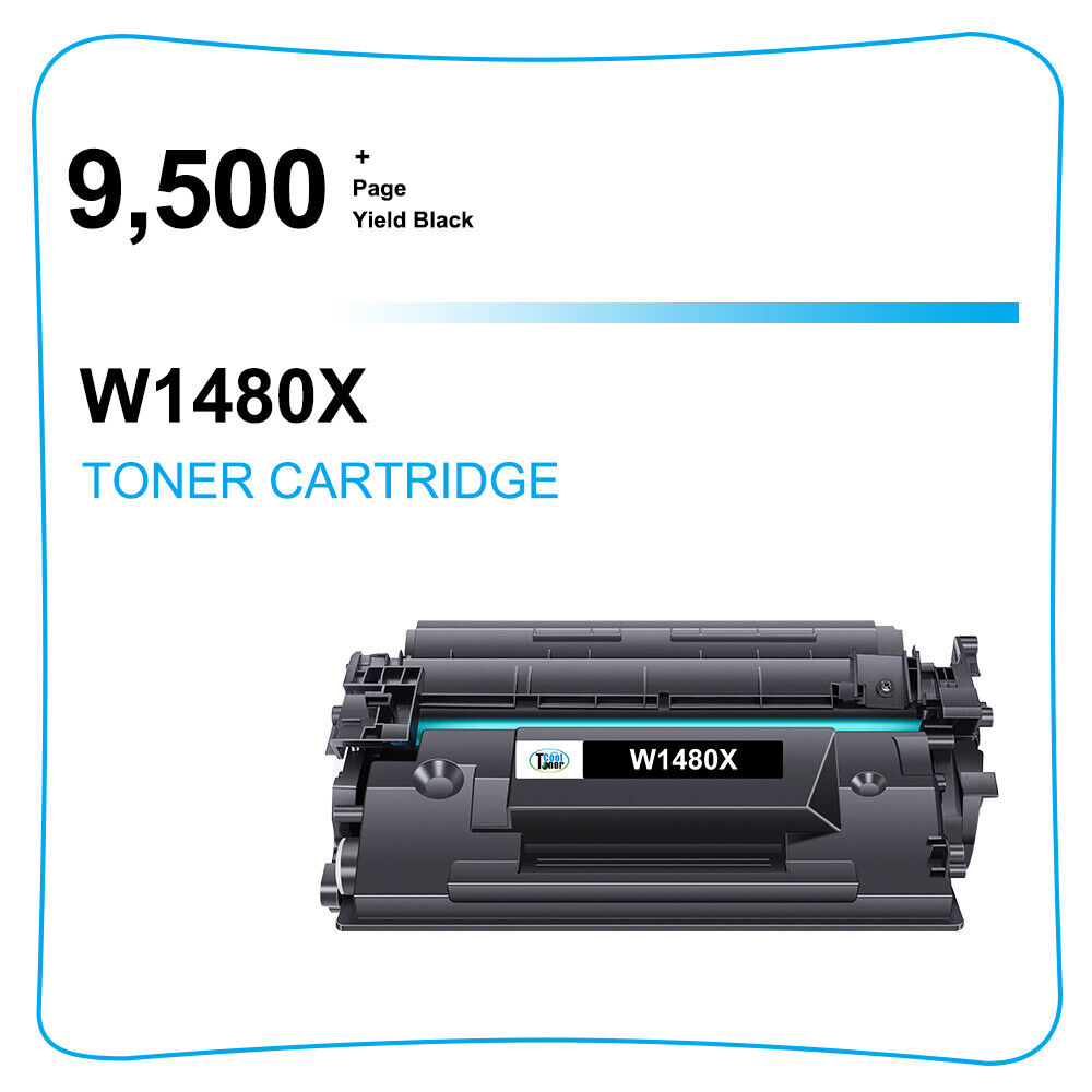 1 Pack 148X Toner Cartridge compatible for HP W1480X LaserJet Pro 4001n 4001dn