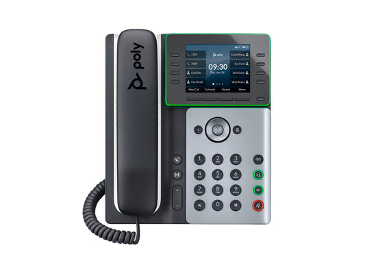 Poly Edge E350 IP Phone and PoE-enabled