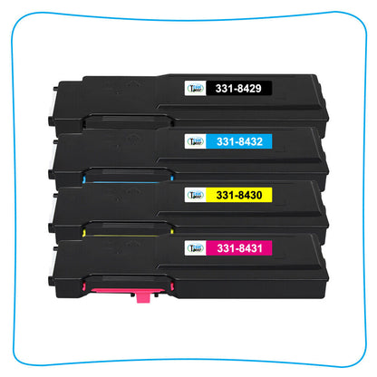10 PACK C3760 Toner Cartridge Set for Dell C3760dn C3760n C3760dnf C3765dnf MF