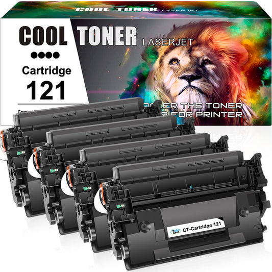 4 PACK Toner Cartridge Compatible For Canon 121 3252C001 ImageClass D1650 D1620