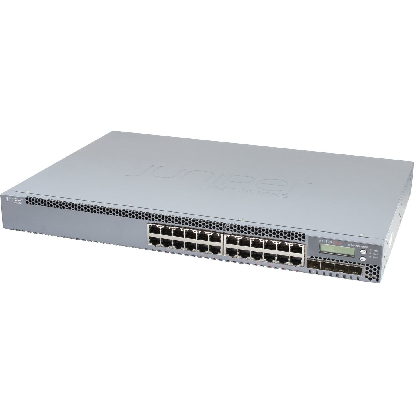Juniper EX3300-24P 24P 1GbE PoE+ 4P 10GbE SFP+ Switch