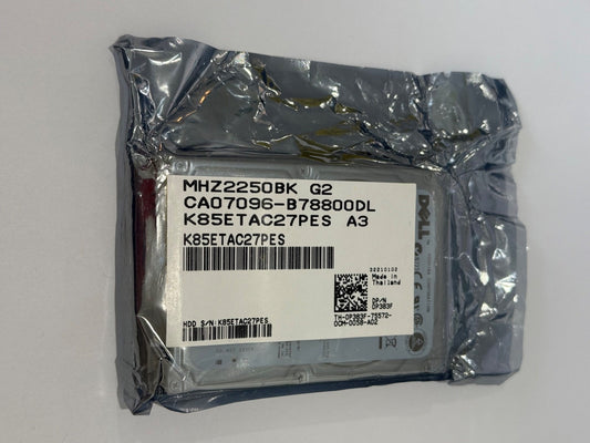 NEW!!! DELL Fujitsu MHZ2250BK G2 250G SATA 2.5" CA07096-B78800DL Hard Drive