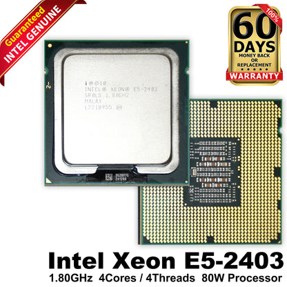 Dell Intel Xeon E5-2403 4-Core 1.8GHz 10MB Cache 80W LGA1356 Server CPU SR0LS