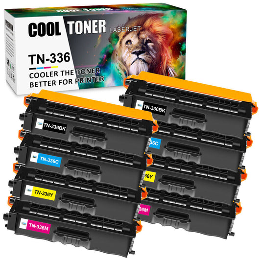 8PK TN336 Toner Compatible With Brother TN331 HL-L8350CDW MFC-L8850CDW L8600CDW
