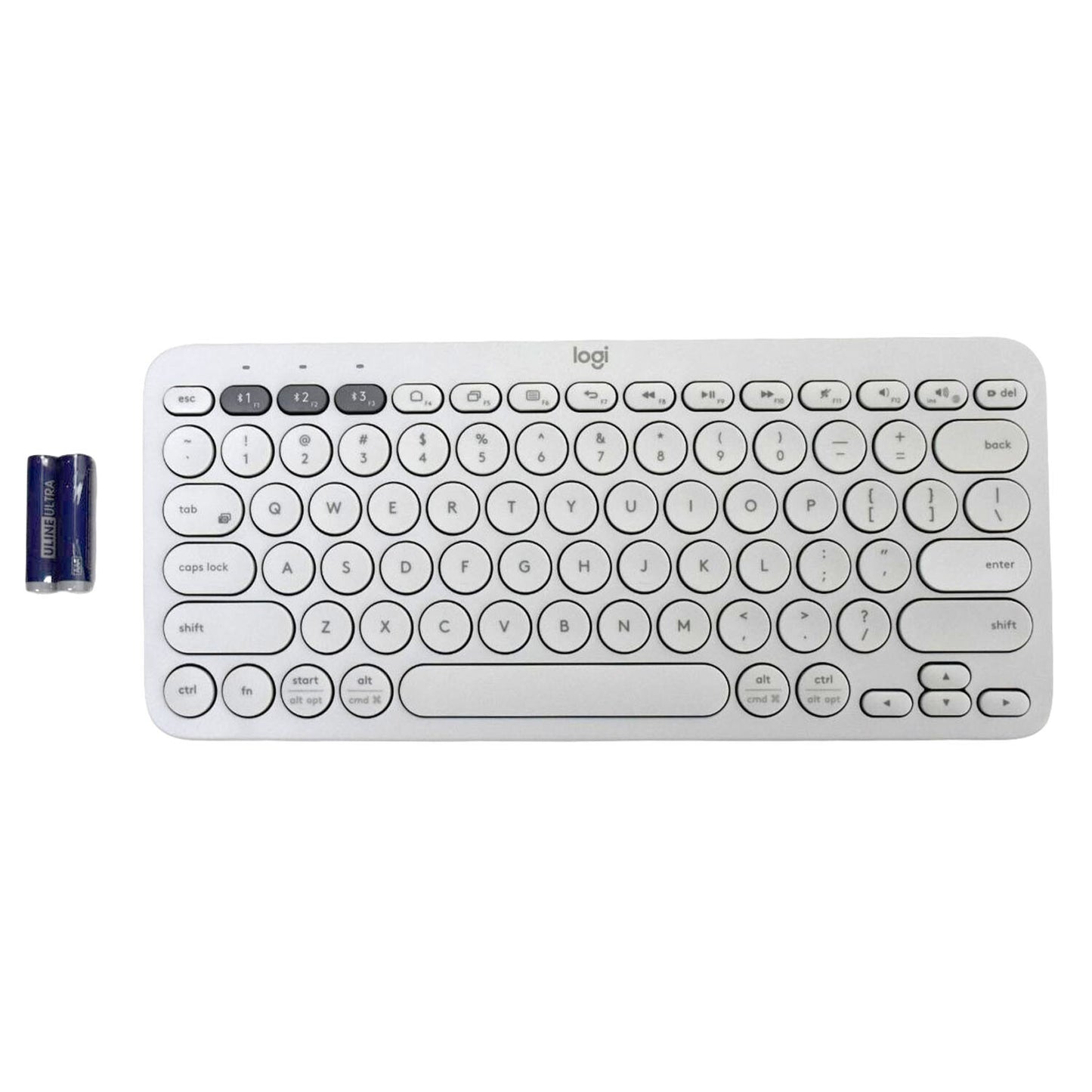 Logitech K380 Wireless Multi-Device Bluetooth Keyboard 78 Keys Off White QWERTY