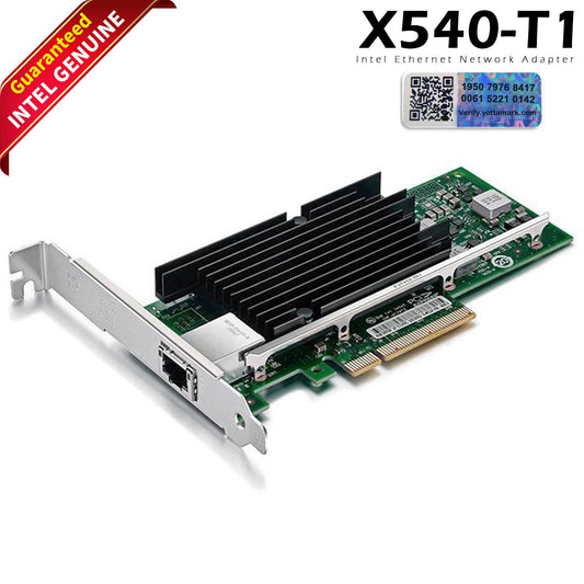 Intel 1-Port 10GbE RJ-45 Ethernet PCIe 2.1 Converged Network Adapter CNA X540-T1