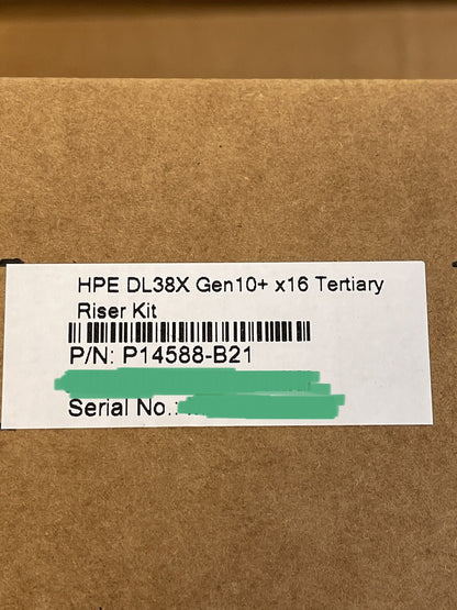 HPE DL38X DL380 DL385 Gen10 Plus & V2 x16 PCI-e 4.0 Tertiary Riser Kit GPU PCIe4
