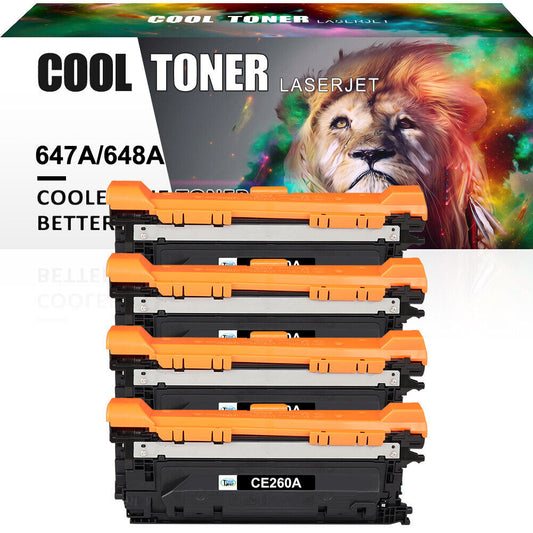4PK CE260A Toner Cartridge for HP 647A Toner LaserJet CP4025 CP4025N CP4025DN