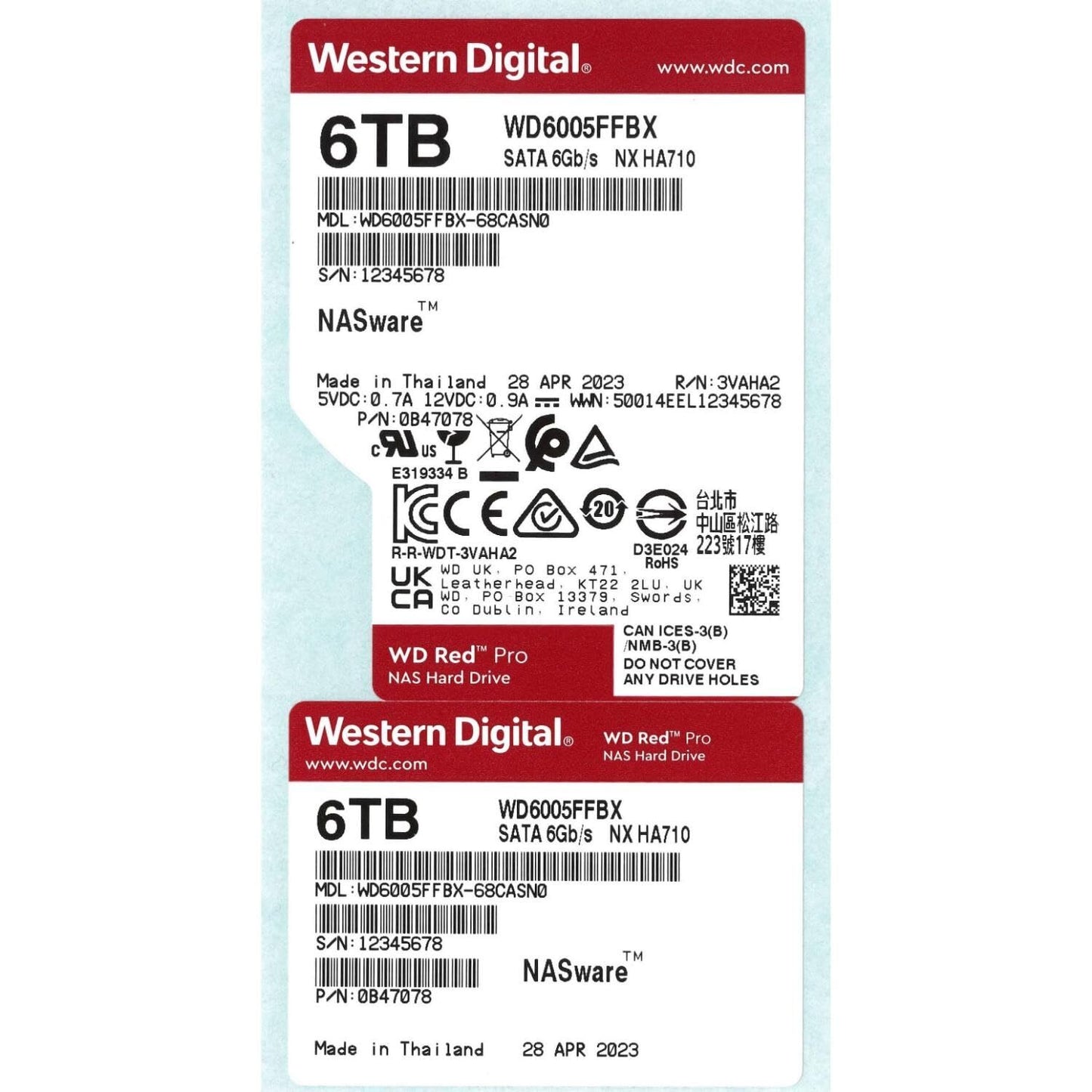 Western Digital WD6005FFBX HD 6T|WD WD6005FFBX % HD OEM