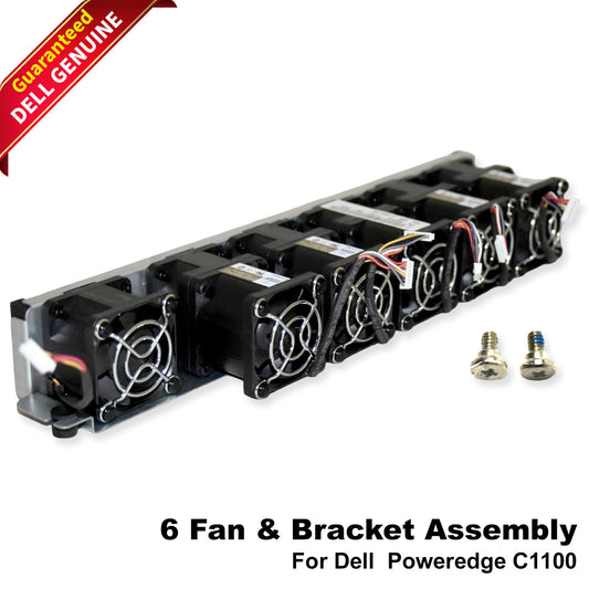 Lot of 10Dell PowerEdge C1100 Server Cooling Fan & Bracket Assembly 80R44