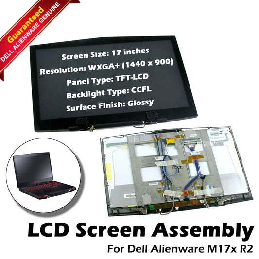 Genuine Alienware M17x 17" WXGA+ LCD Screen Display LTN170BT10 U519K 7J4C 895C1