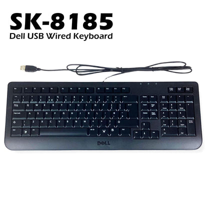 Dell SK-8185 US English 104-Keys Black USB Wired Slimline Desktop KeyboardY526K