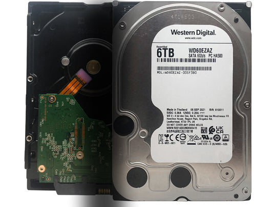 Western Digital 6TB 256MB SATA 6Gb/s 3.5" WD60EZAZ Internal Hard Drive