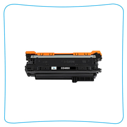 2x Toner Compatible With HP 507X CE400X Color LaserJet 500 MFP M570 M551n Black