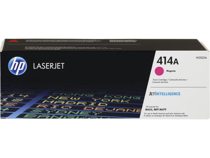 HP 414A Magenta Original LaserJet Toner Cartridge, ~2,100 pages, W2023A