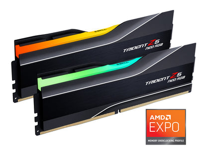 G.SKILL Trident Z5 Neo RGB Series AMD EXPO 32GB (2 x 16GB) 288-Pin PC RAM DDR5