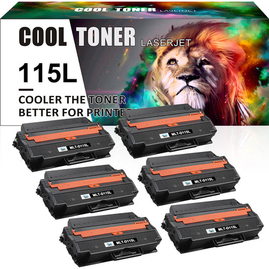 6PK MLT-D115L 115L Toner Cartridge for Samsung Xpress SL-M2830DW M2880FW M2670FN