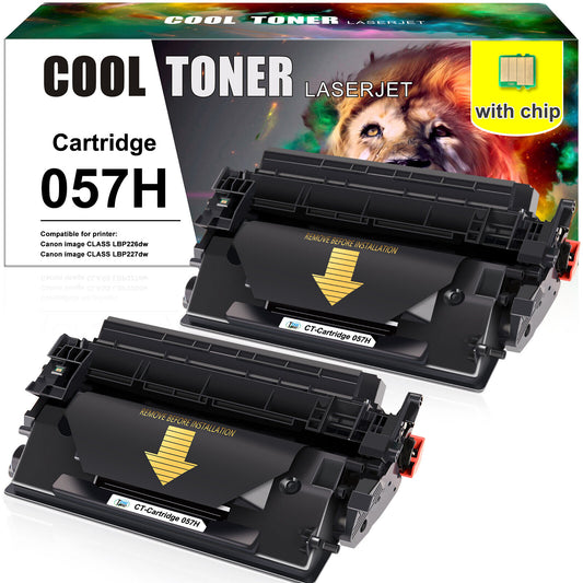 2x 057H Toner Cartridge Compatible for Canon imageCLASS MF448dw LBP227dw Printer