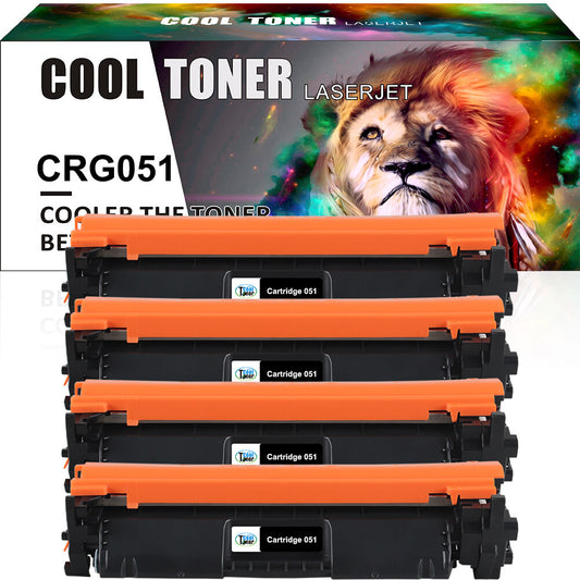 4PK CRG051 Toner Cartridge For Canon ImageCLASS LBP162dw MF264dw MF267dw Printer