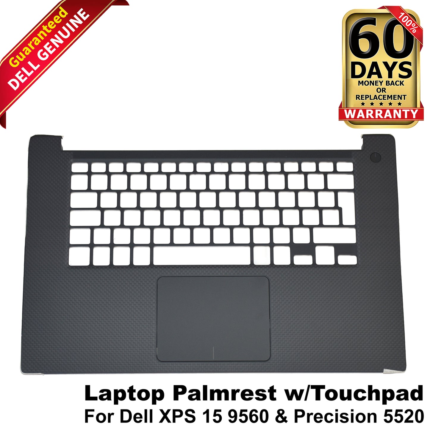 Dell XPS 15 9560 Precision 5520 Palmrest Assembly with Touchpad EMEA 91Y20 KKD96