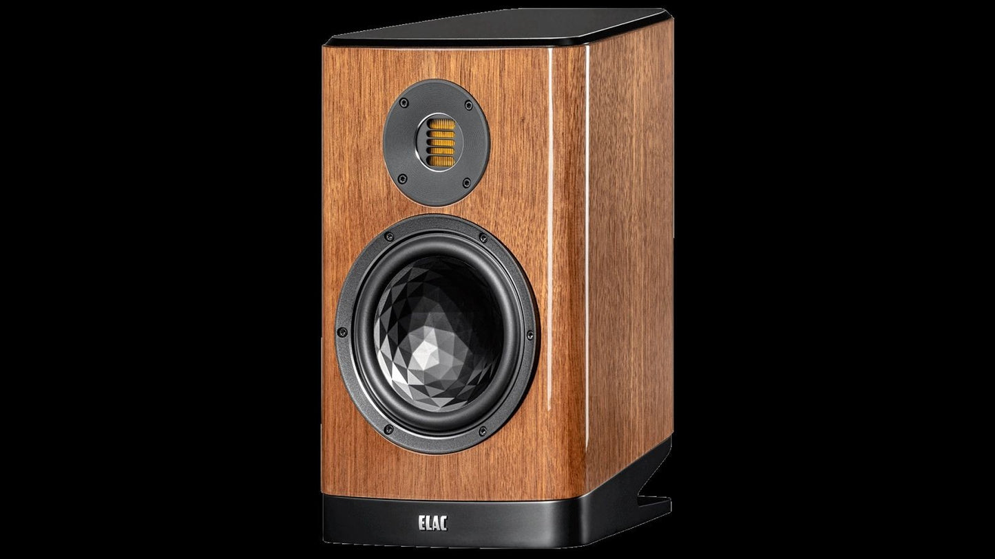 ELAC VBS404.2-GN Bookshelf Speaker in Gloss Walnut (Pair)