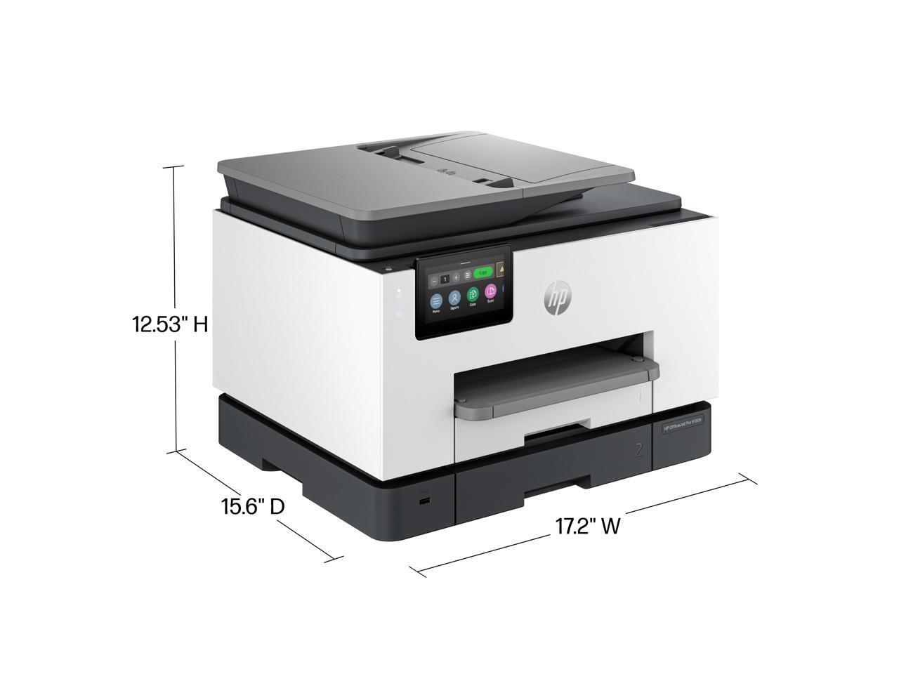 HP Officejet Pro 9130b Wired & Wireless Inkjet Multifunction Printer - Color