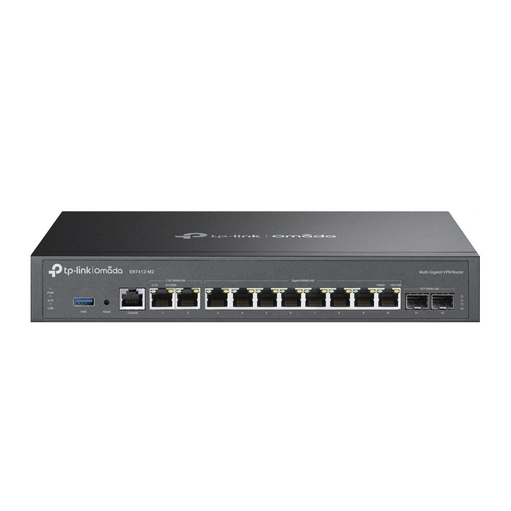 TP-Link ER7412-M2 | Omada 10+2 Port 2.5G Multi-Gigabit VPN Router