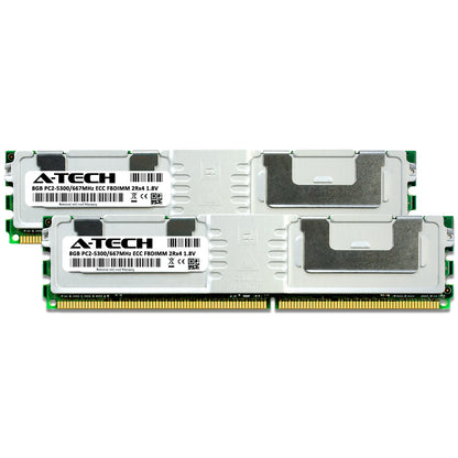 16GB 2x 8GB DDR2 PC2-5300F FBDIMM (Dell A6991817 Equivalent) Server Memory RAM