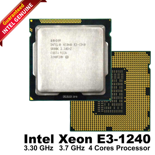 Intel Xeon E3-1240 SR00K 3.30GHz 8MB LGA1155 Socket H2 CPU Processor W47P7
