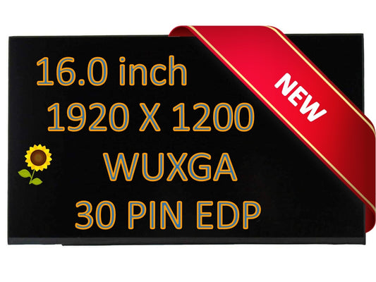 B160UAN03.1 Non-Touch Led Lcd Screen 16" WUXGA 1920x1200 60Hz 30 Pin