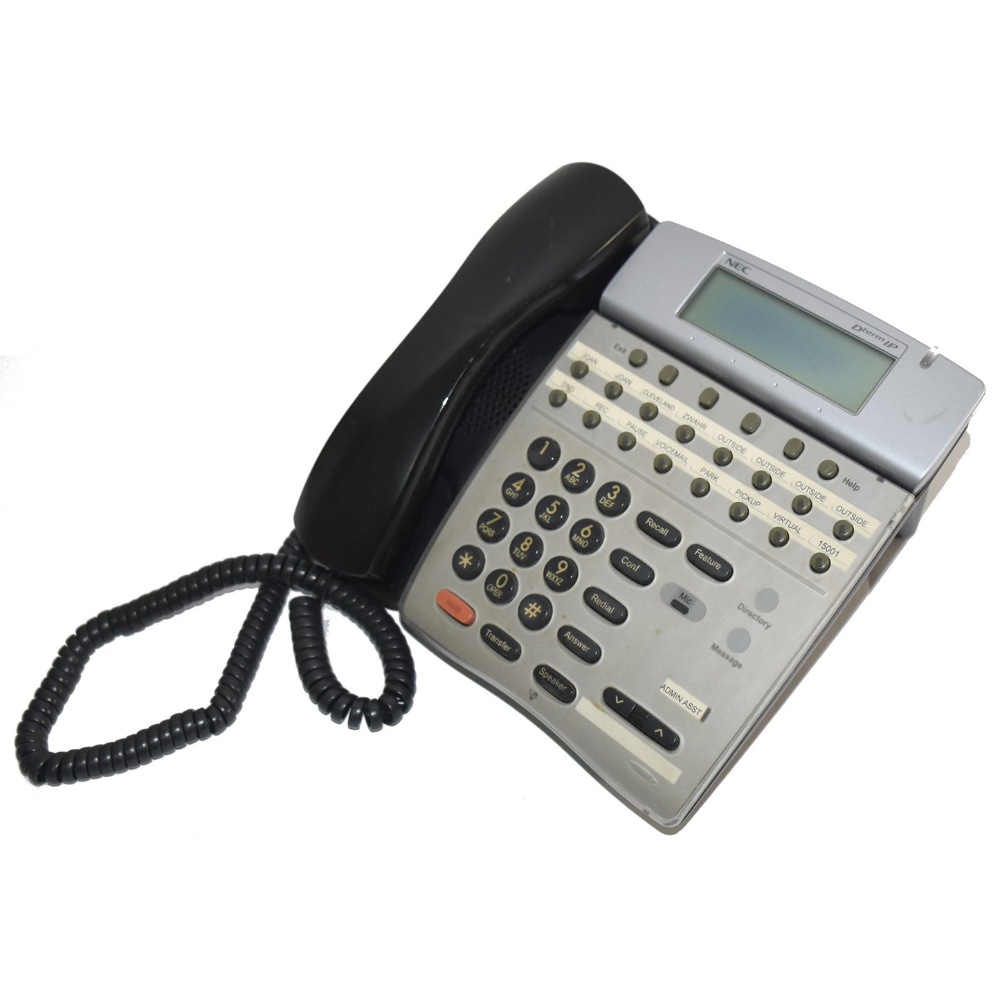 NEC ITR 16D-1 Black IP Display Phone 16-Line Speakerphone w/ LCD & Headset Jack