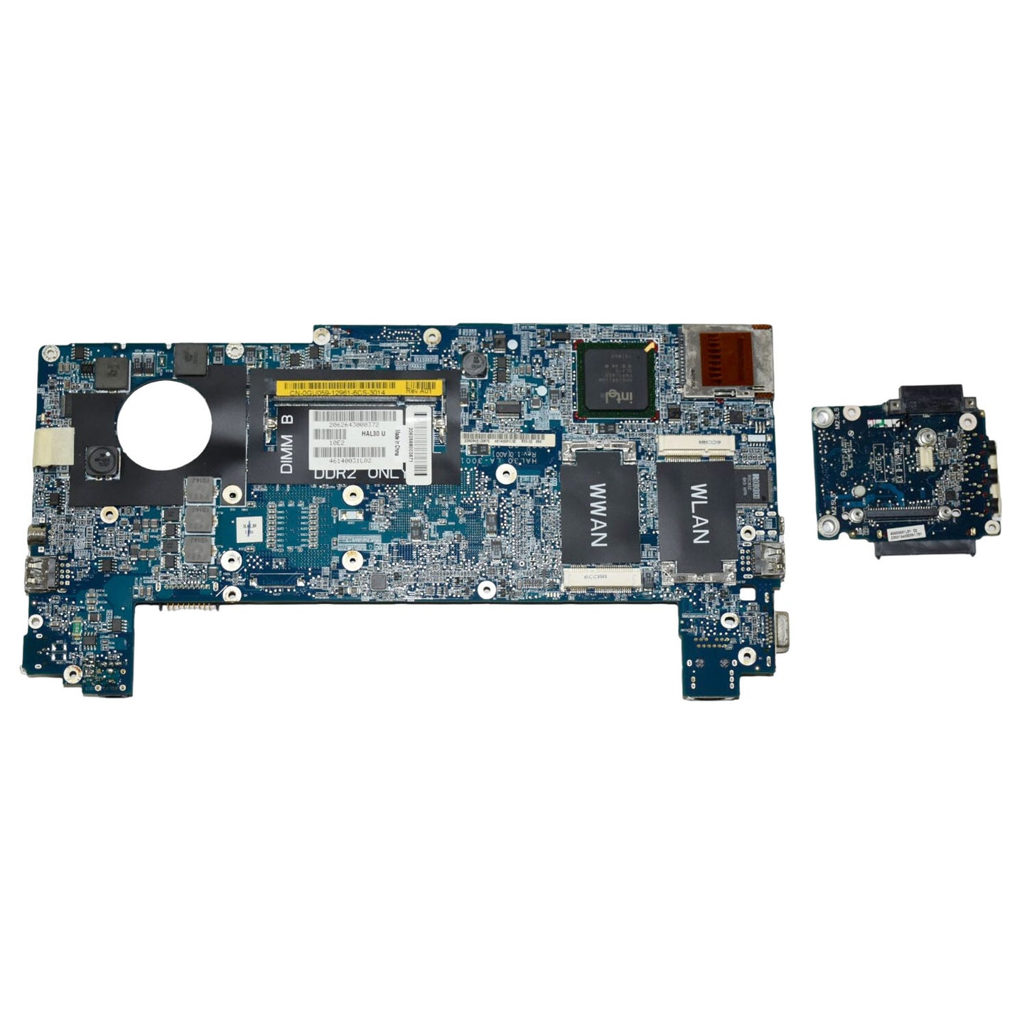 OEM Dell XPS M1210 Intel Laptop DDR2 Motherboard W/ Audio Board GU059
