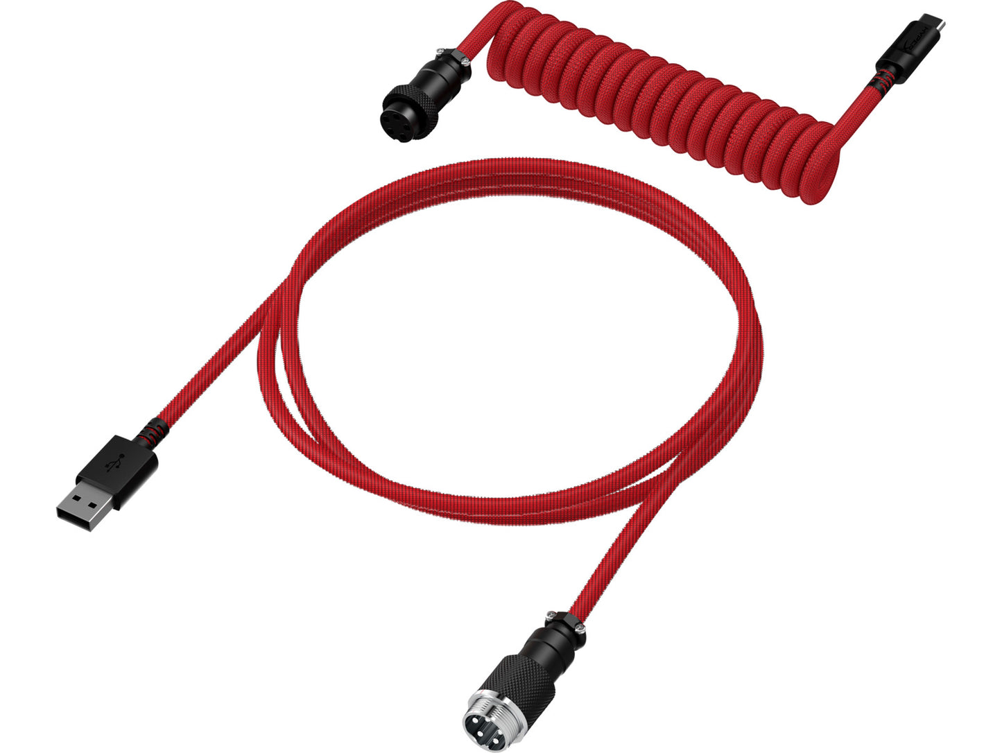 HyperX USB-C Coiled Cable Red-Black