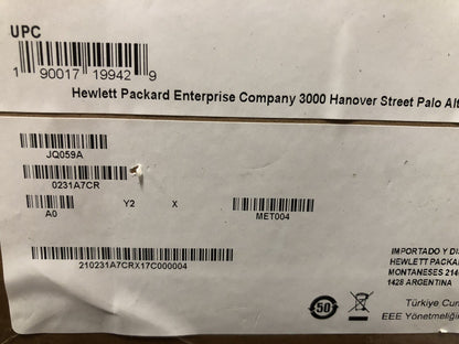 HPE FlexFabric 12900E Chassis Universal Rack Mount Kit RM JQ059A H3C Rails HP