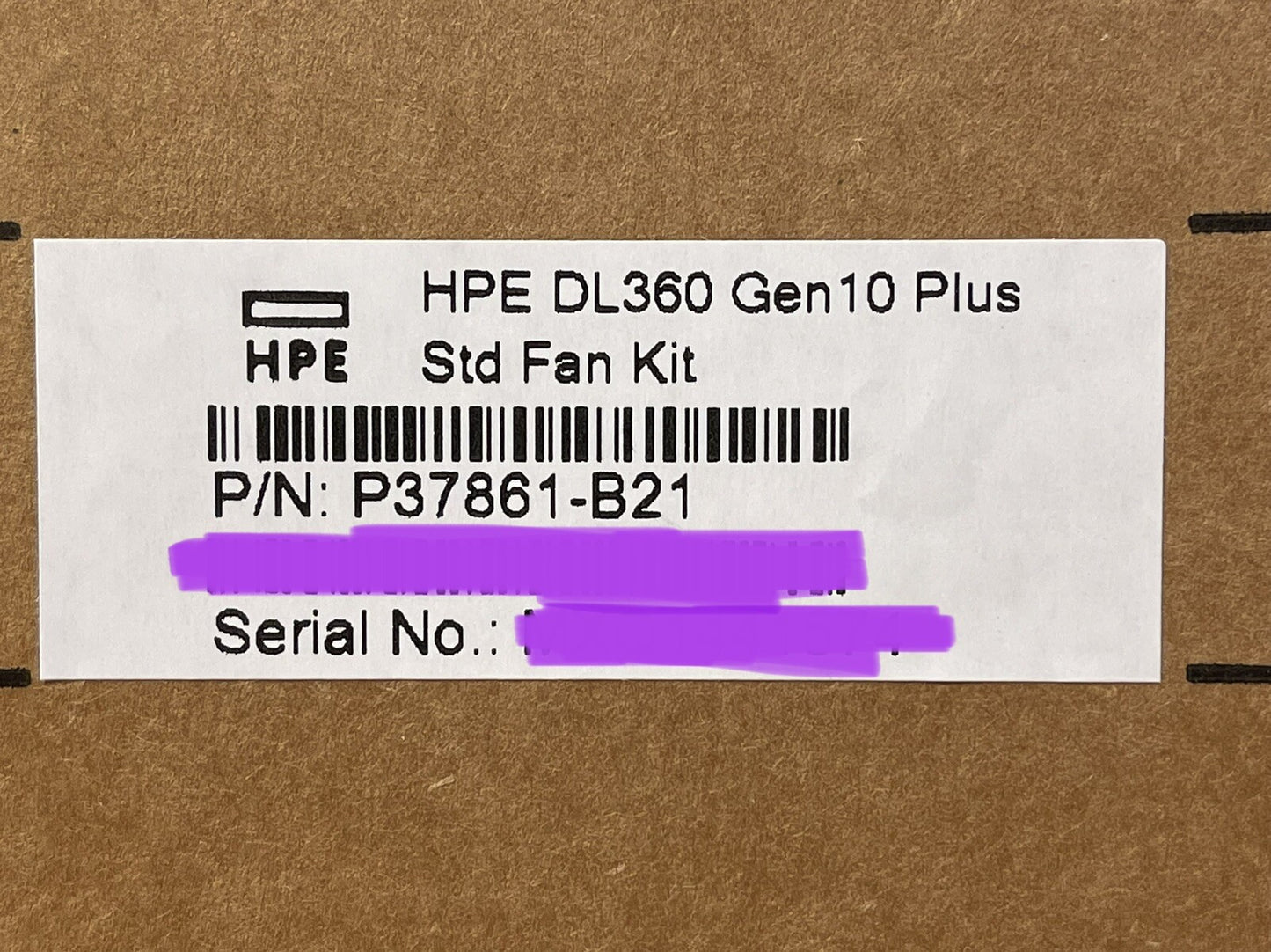 HPE ProLiant DL360 DL365 DL36X Gen10 Plus Standard Fan Kit Contains 2 Fan Module