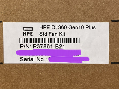 HPE ProLiant DL360 DL365 DL36X Gen10 Plus Standard Fan Kit Contains 2 Fan Module