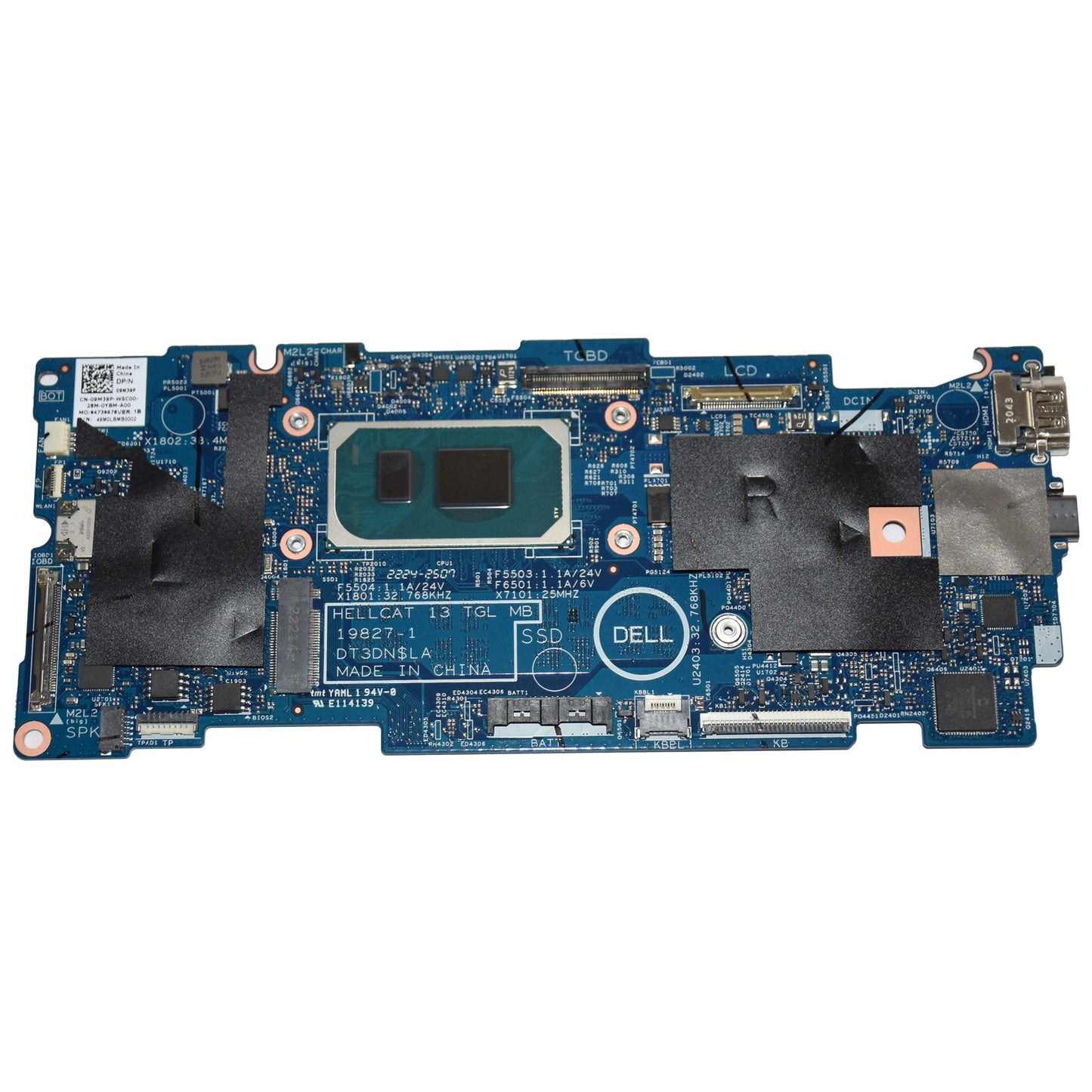 Dell Inspiron 7306 2-in-1 Motherboard i7-1165G7 Quad-Core 16GB RAM 19827-1 9M39P