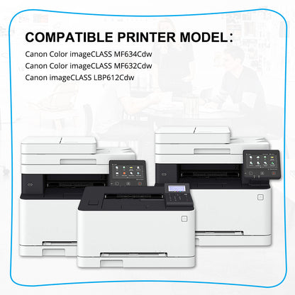 4PACK 045H Toner For Canon 045 H ImageCLASS 1246C001 MF634Cdw MF632Cdw LBP612Cdw