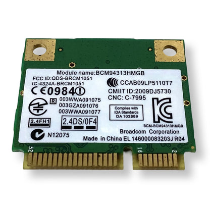 Lot x 4 Dell Inspiron N5050 Wireless Half-Height Mini-PCI Express Card 2CG78