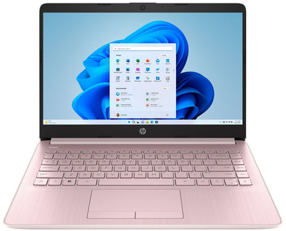 HP Stream Laptop 14" Micro-Edge HD Celeron N4120 16GB 64GB eMMC Cam Win11S Pink