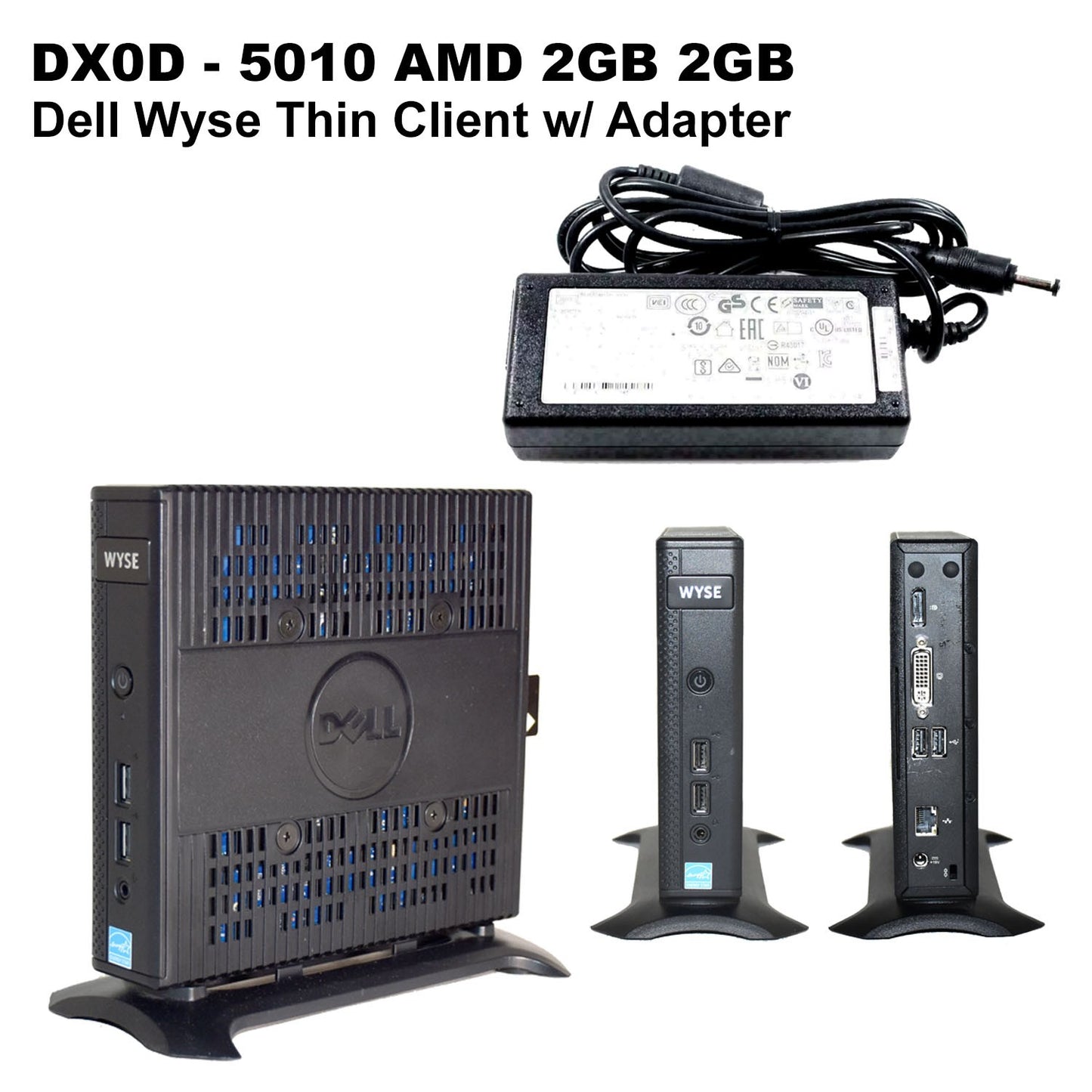 Dell Wyse 5010 Thin Client Dx0D AMD 2GB RAM 2GB SSD ThinOS 8.0 RJ-45 9MKV0