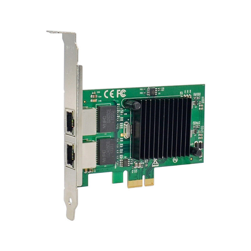 X-MEDIA XM-NA3821 | 2-Port Dual 1000Mbps Gigabit PCI Express PCIe Network Card