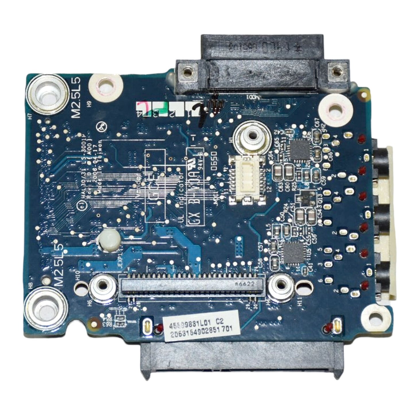 OEM Dell XPS M1210 Intel Laptop DDR2 Motherboard W/ Audio Board GU059